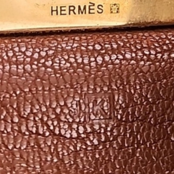 HERMES 🌟 Bearn key holder chain 4 hooks case brown leather Authentic - Picture 9 of 9